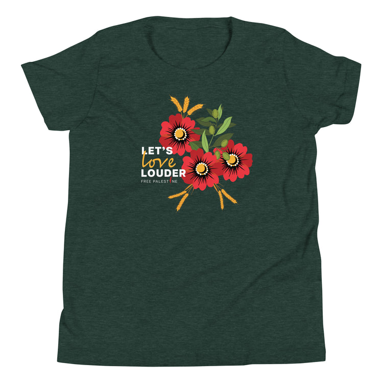 Let's Love Louder - Youth Short Sleeve T-Shirt