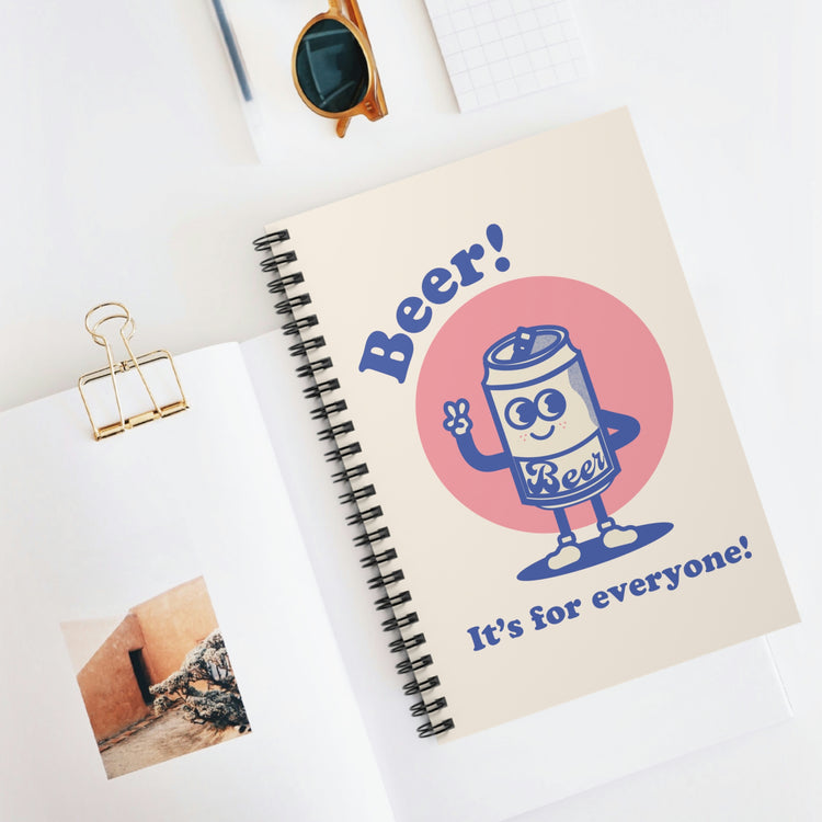 Spiral Notebook - Blue Ruled Line