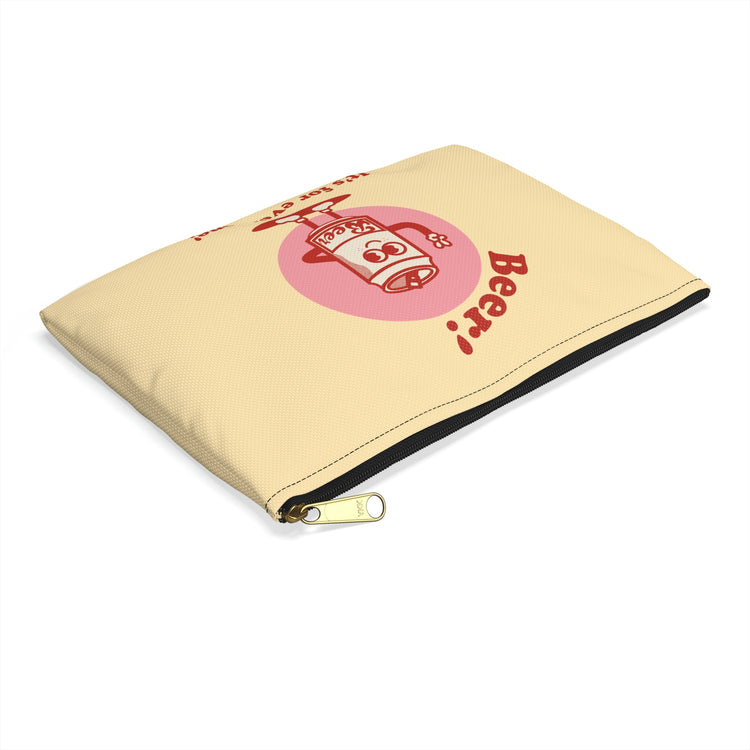 Beer! It's for Everyone! Red Accessory Pouch