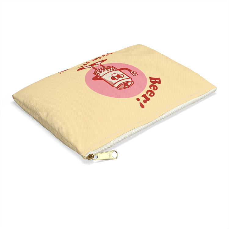 Beer! It's for Everyone! Red Accessory Pouch