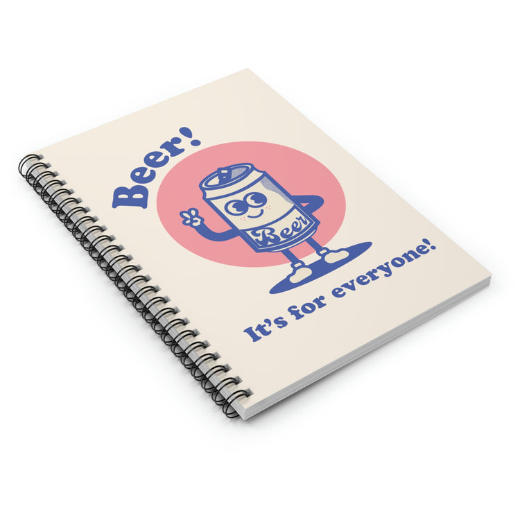 Spiral Notebook - Blue Ruled Line