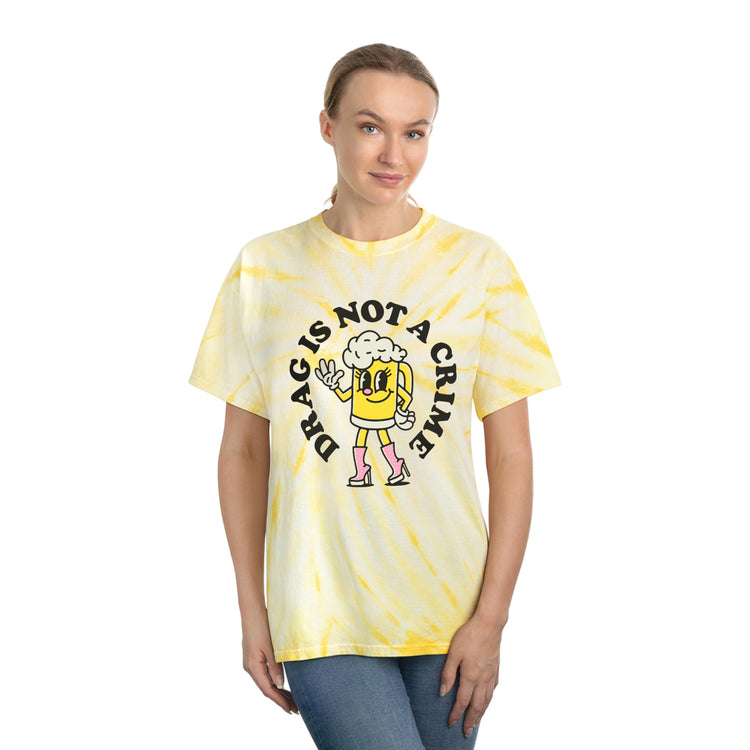 Drag is Not a Crime Tie-Dye Tee