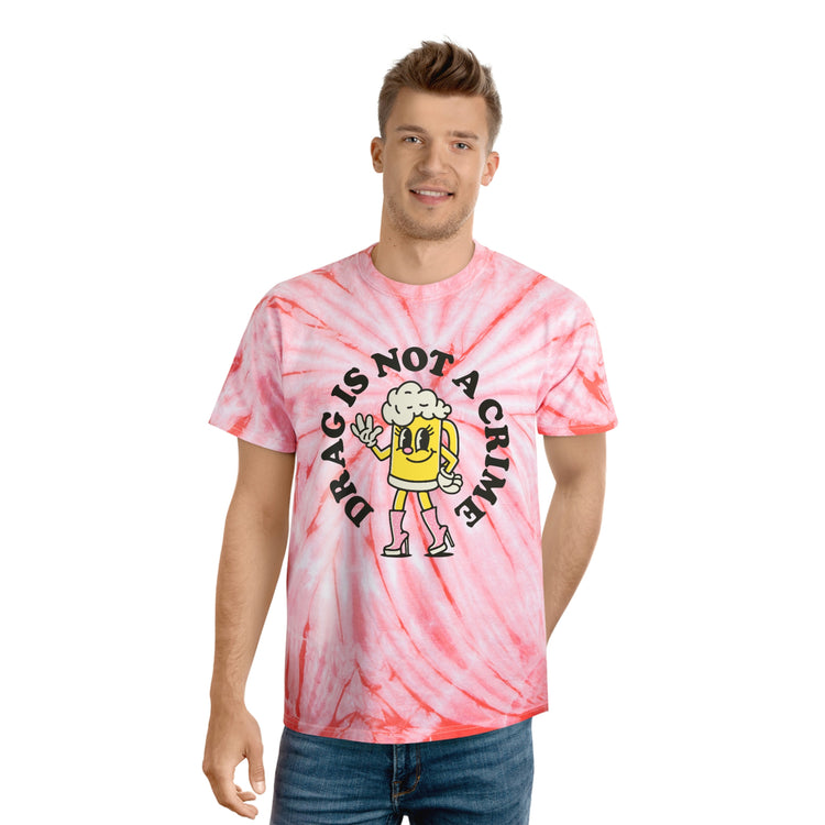 Drag is Not a Crime Tie-Dye Tee