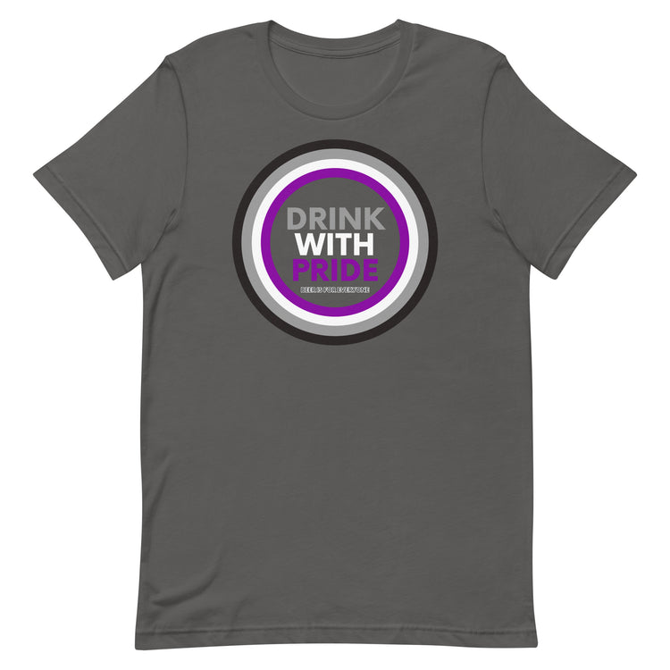 Drink with Asexual Pride Unisex T-Shirt