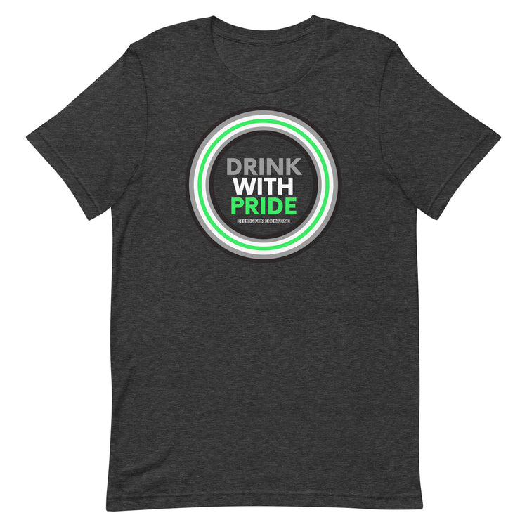 Drink with Agender Pride Unisex T-Shirt