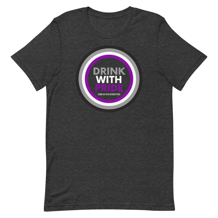 Drink with Asexual Pride Unisex T-Shirt
