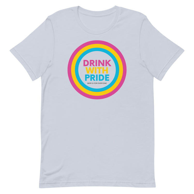 Drink with Pansexual Pride Unisex T-Shirt