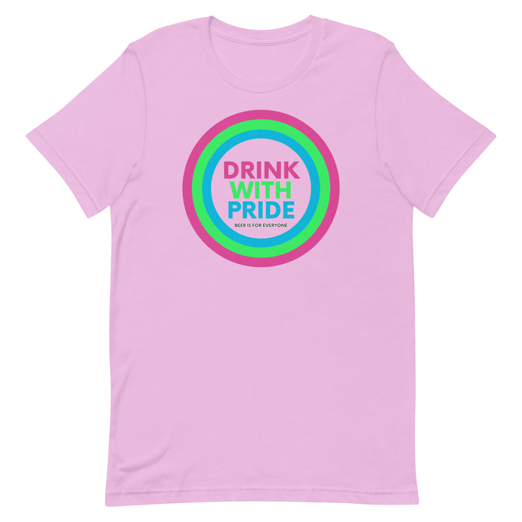 Drink with Polysexual Pride Unisex T-Shirt
