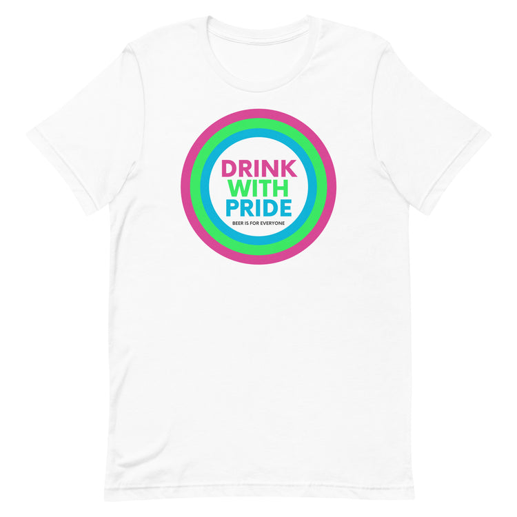 Drink with Polysexual Pride Unisex T-Shirt
