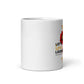 Let's Love Louder - Free Palestine - White Glossy Mug