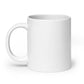 Let's Love Louder - Free Palestine - White Glossy Mug