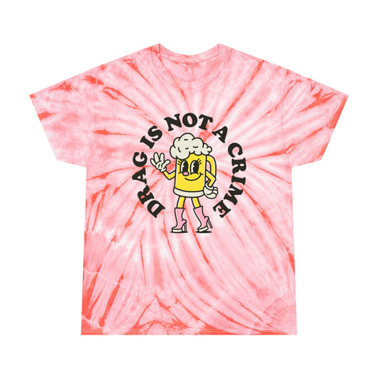 Drag is Not a Crime Tie-Dye Tee