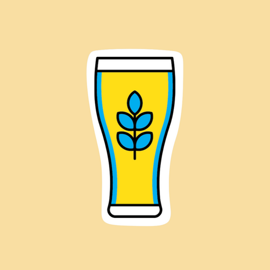 Ukraine Beer Sticker