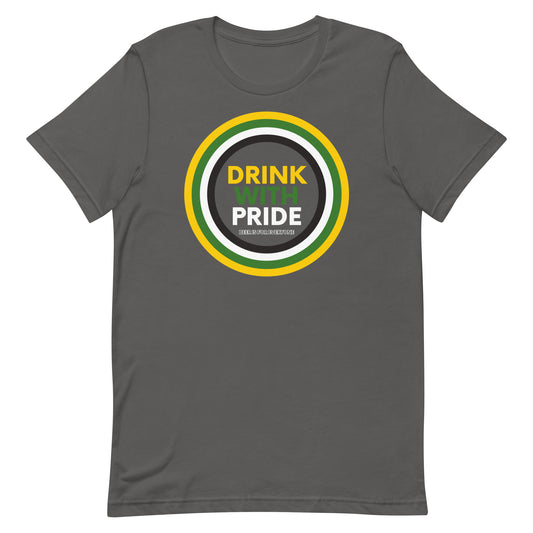 Drink with Aromantic Pride Unisex T-Shirt