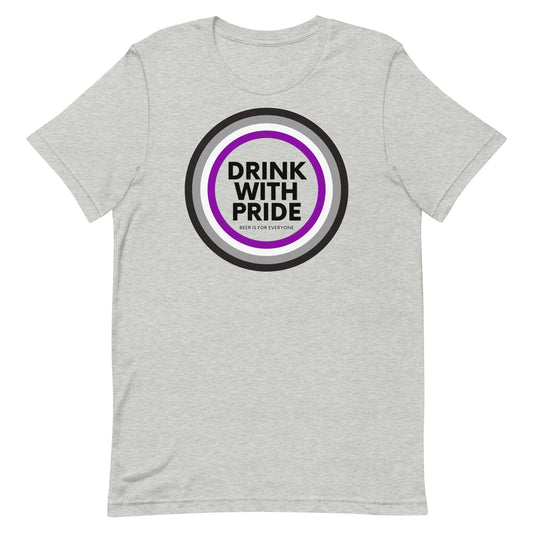 Drink with Asexual Pride Unisex T-Shirt