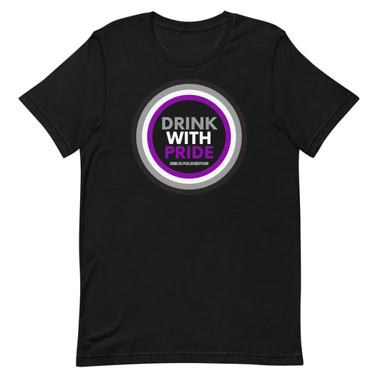 Drink with Asexual Pride Unisex T-Shirt