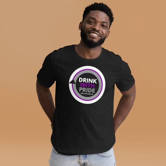 Drink with Demisexual Pride Unisex T-Shirt