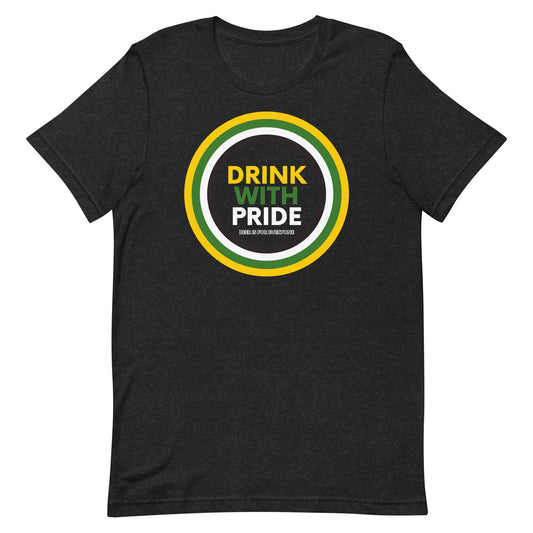 Drink with Aromantic Pride Unisex T-Shirt