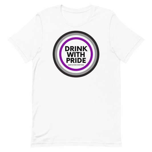 Drink with Asexual Pride Unisex T-Shirt